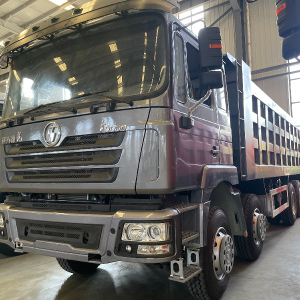 陕汽德龙F3000 8×4自卸车 黑色 430马力 潍柴动力 法士特10档 重载工程车